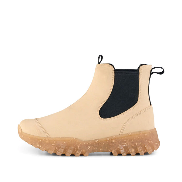 Magda Rubber Track Boot - Beige • Buy online at WODEN