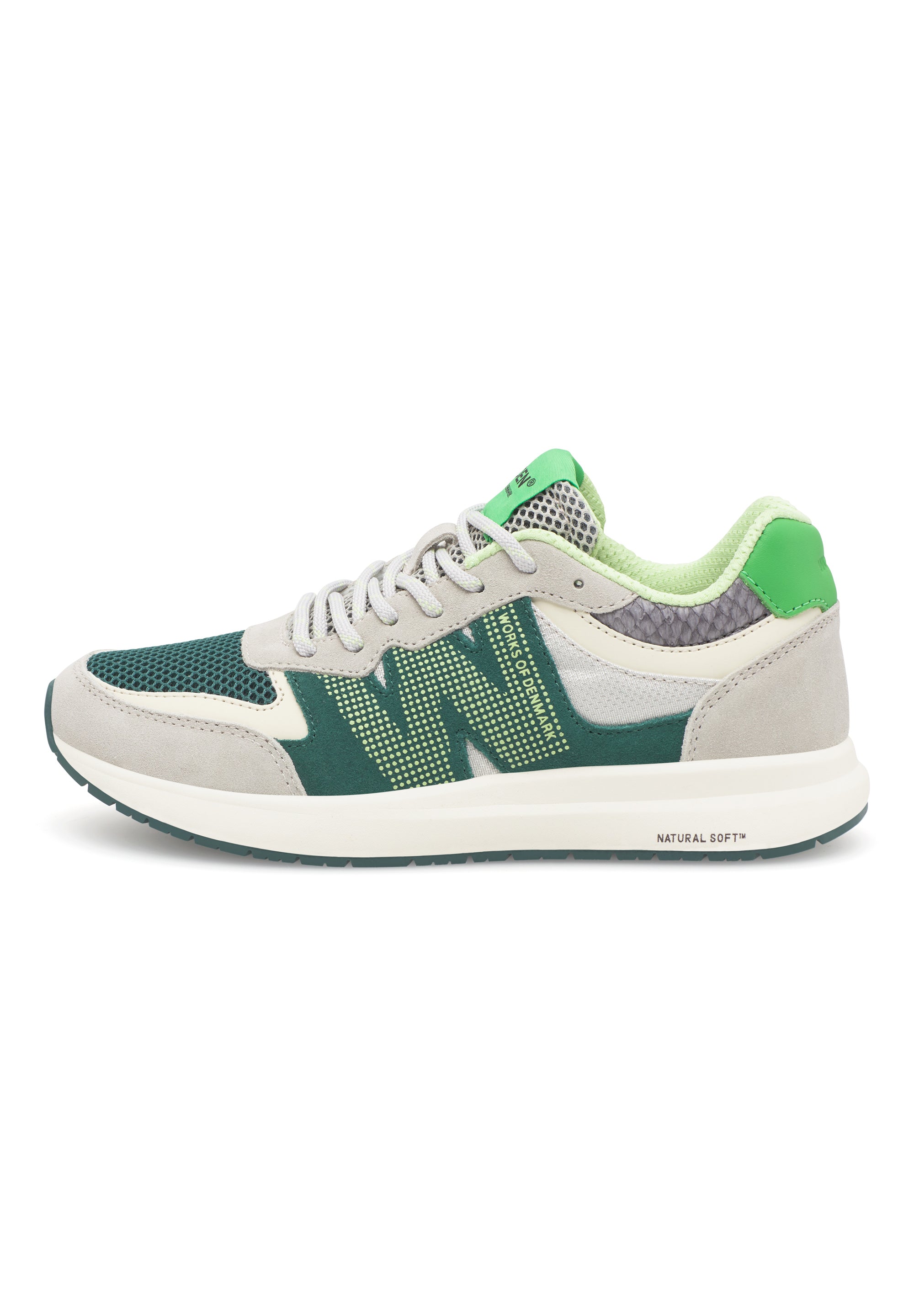 Rigmor Open Mesh - Apple Green Multi – woden.com