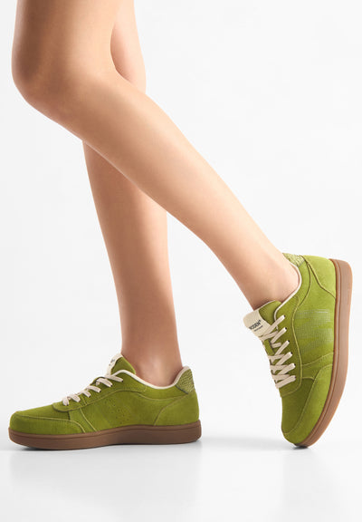 WODEN Bjork Suede Sneakers 279 Bambus Green