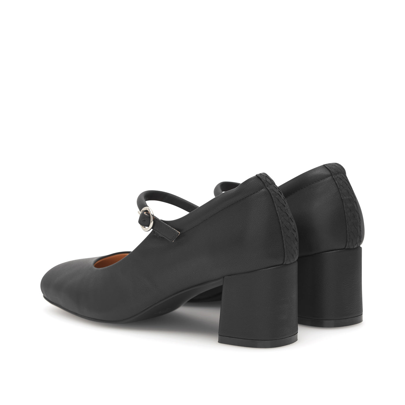 WODEN STB WOMENS Cathy Mary Jane Heels 020 Black