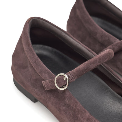 WODEN STB WOMENS Cathy S Ballerina 063 Chocolate