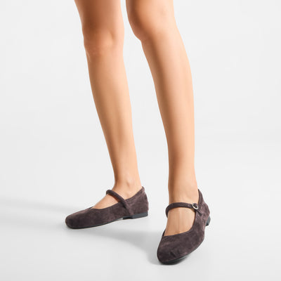 WODEN STB WOMENS Cathy S Ballerina 063 Chocolate