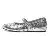 WODEN STB WOMENS Cristel Metallic Ballerina 039 Silver