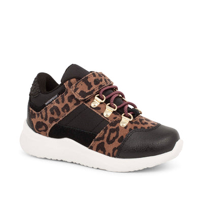 WODEN KIDS Ellis Waterproof Sneak Sneakers 655 Brown Leo