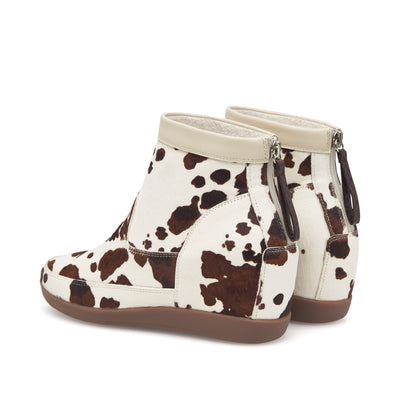 WODEN STB WOMENS Emmy Animal Wedge 357 Cow