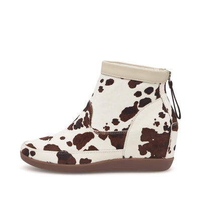 WODEN STB WOMENS Emmy Animal Wedge 357 Cow