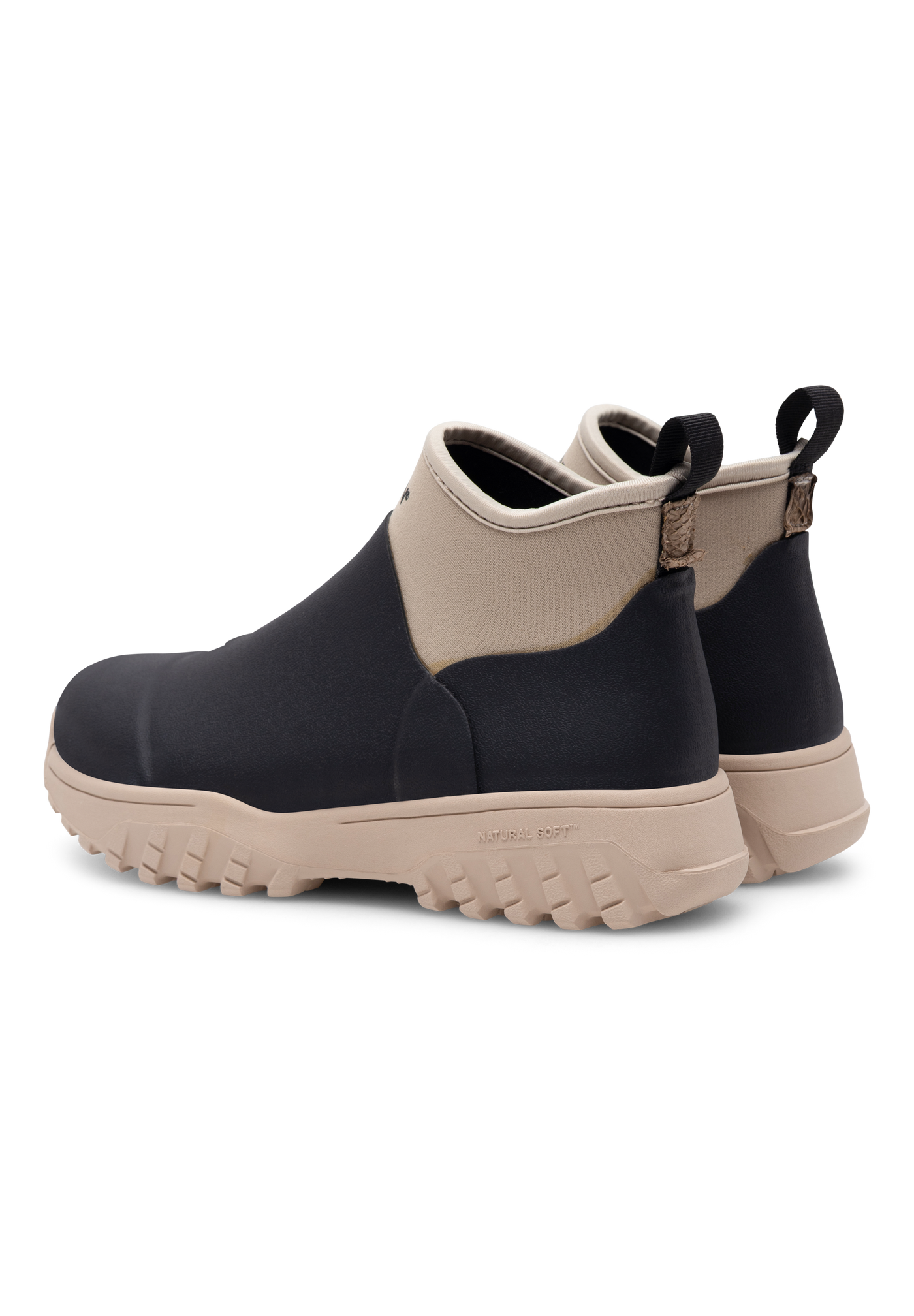 WODEN Irene Waterproof Rubber Boots 864 Black/Coffee Cream