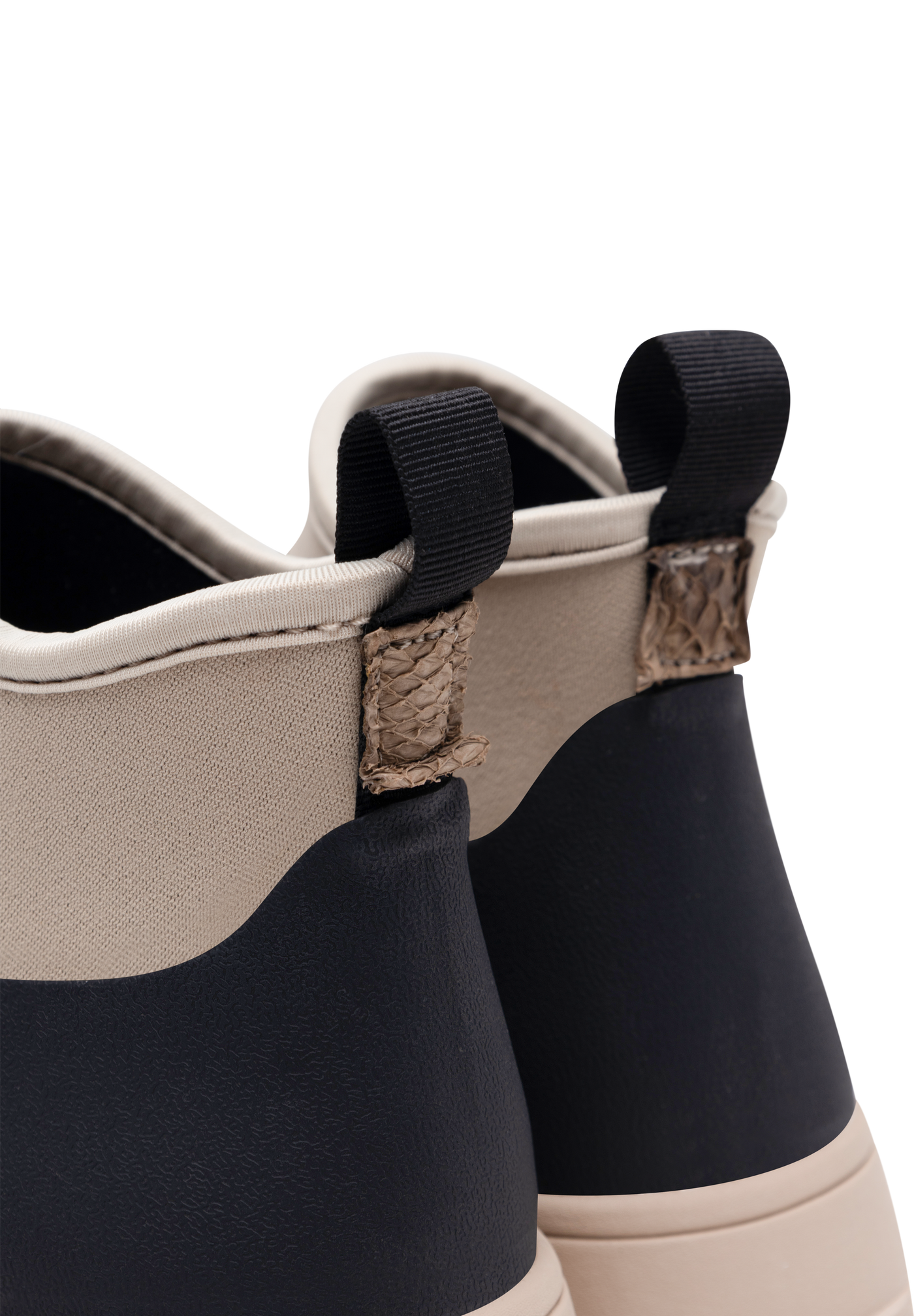WODEN Irene Waterproof Rubber Boots 864 Black/Coffee Cream