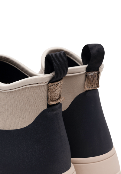 WODEN Irene Waterproof Rubber Boots 864 Black/Coffee Cream