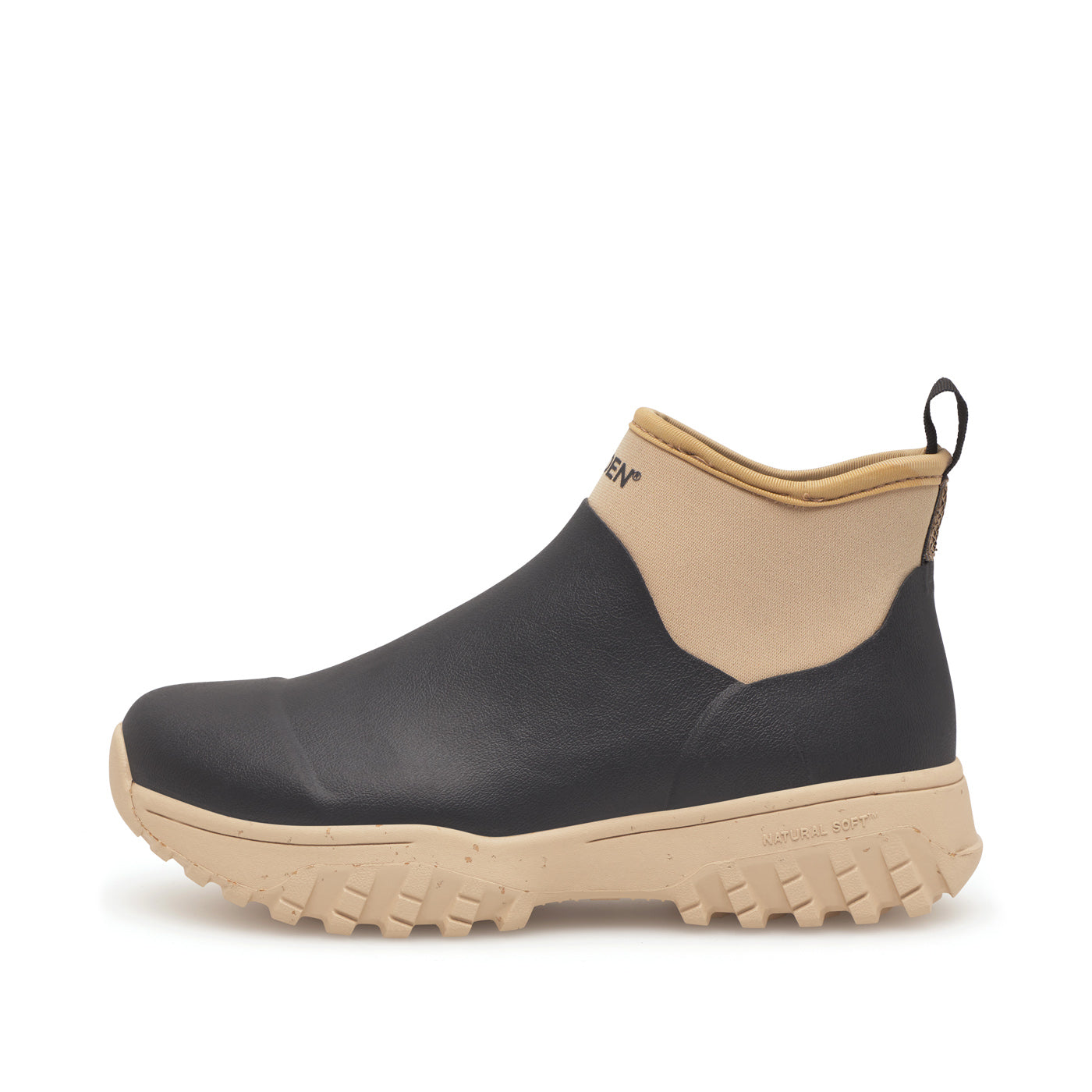 WODEN Irene Waterproof Rubber Boots 864 Black/Coffee Cream