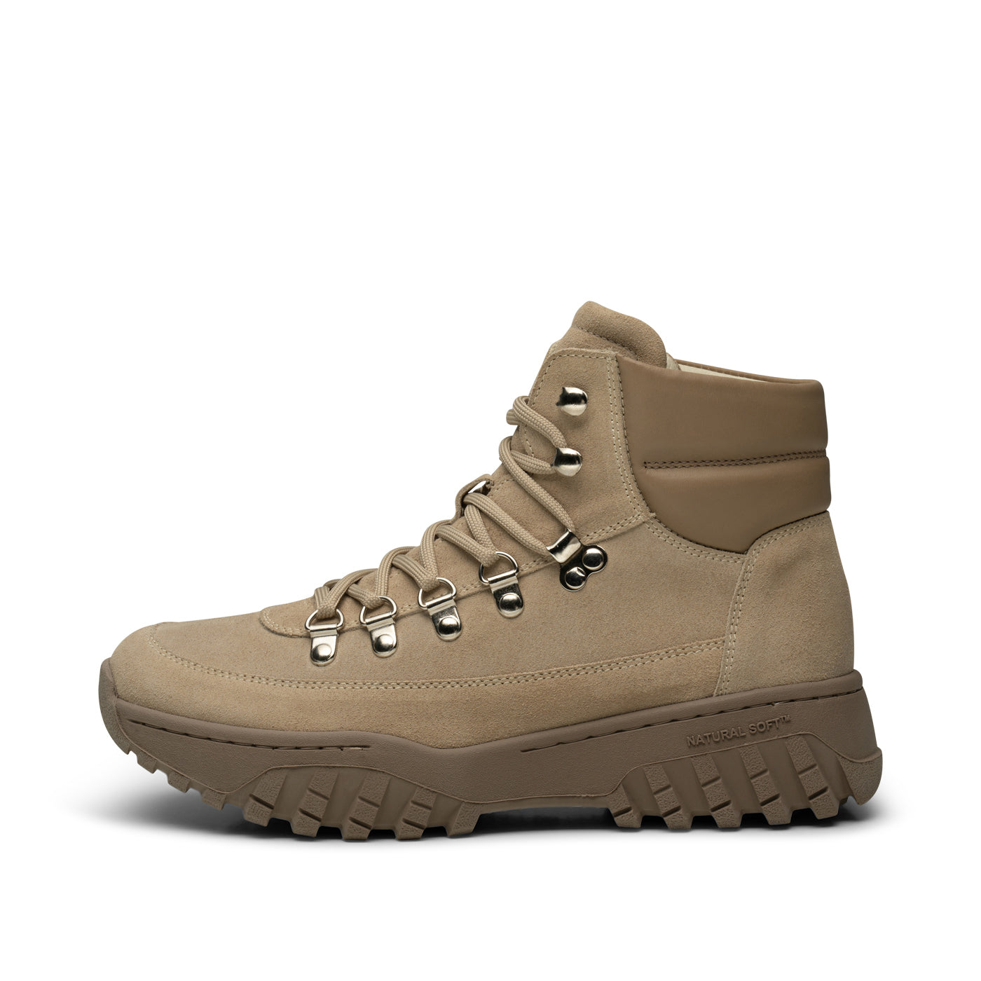 Iris Track Suede Silver Mink –