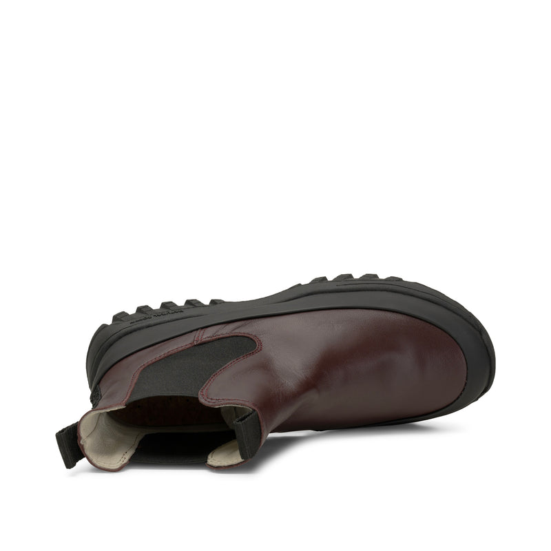 WODEN Le Chelsea Leather Boots 780 Fudge