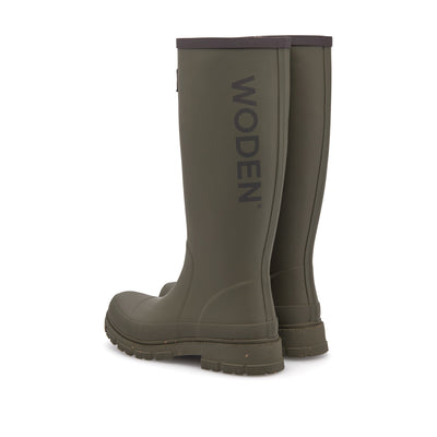 WODEN Le Waterproof Rubber Boots 295 Dark Olive