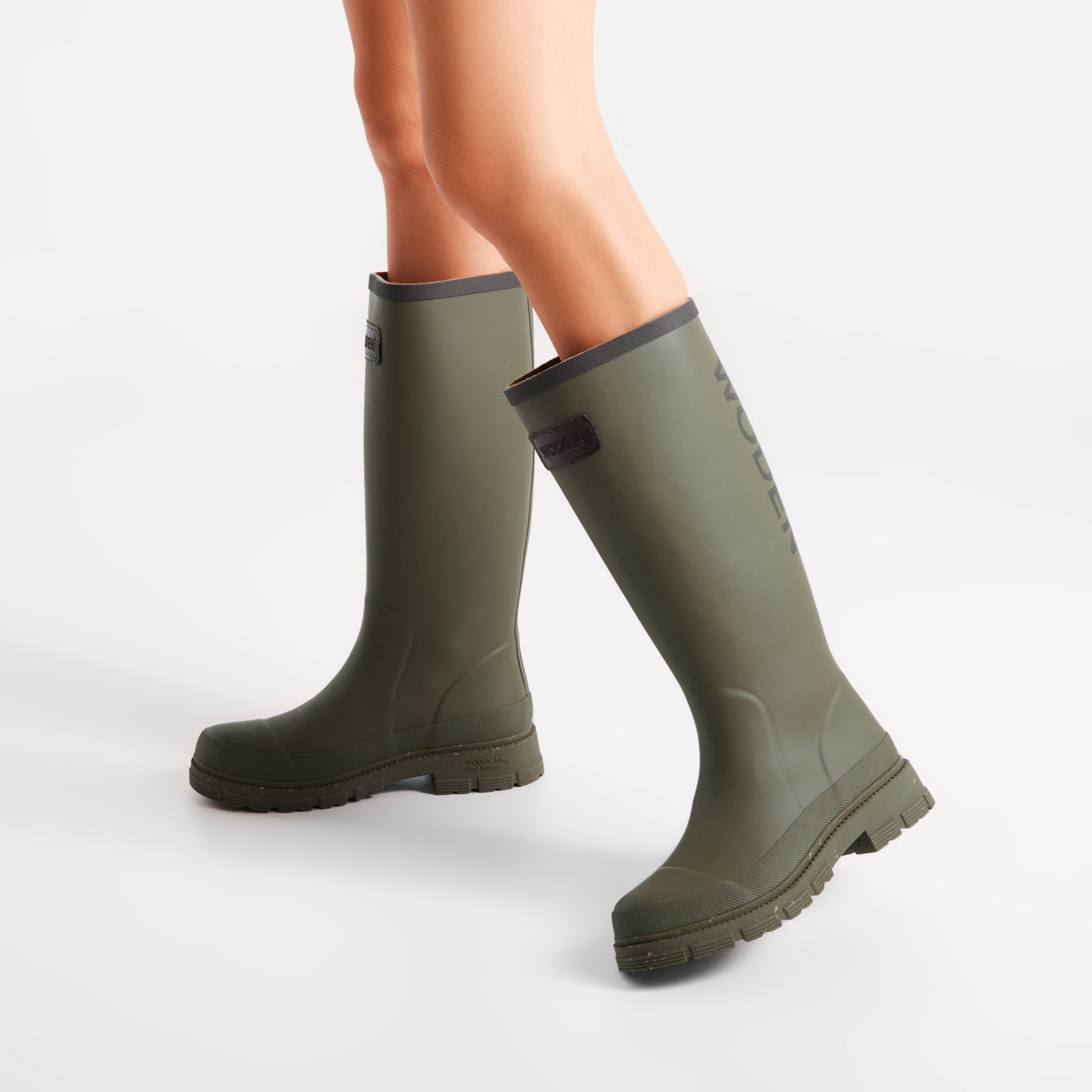 WODEN Le Waterproof Rubber Boots 295 Dark Olive