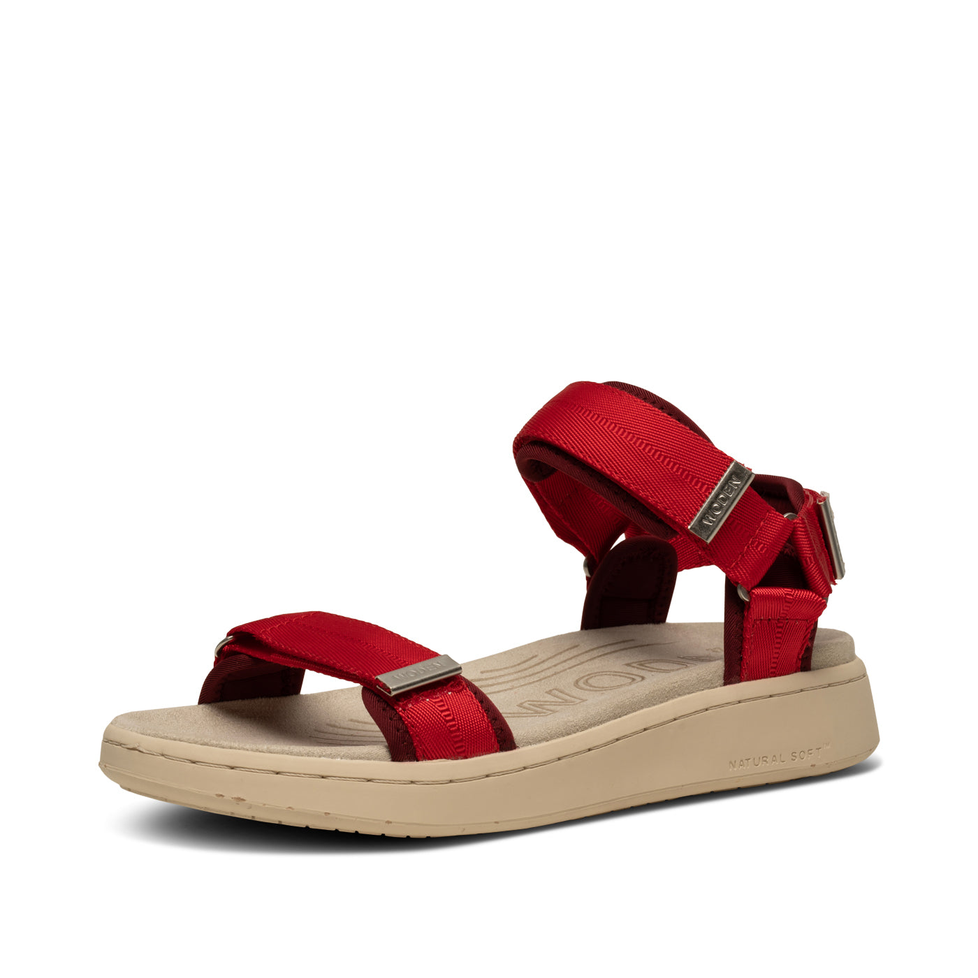 WODEN Line Sandals 123 Fire Red