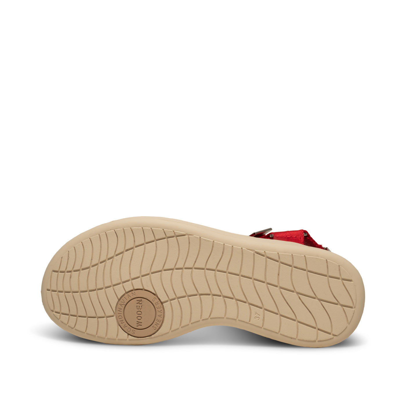 WODEN Line Sandals 123 Fire Red