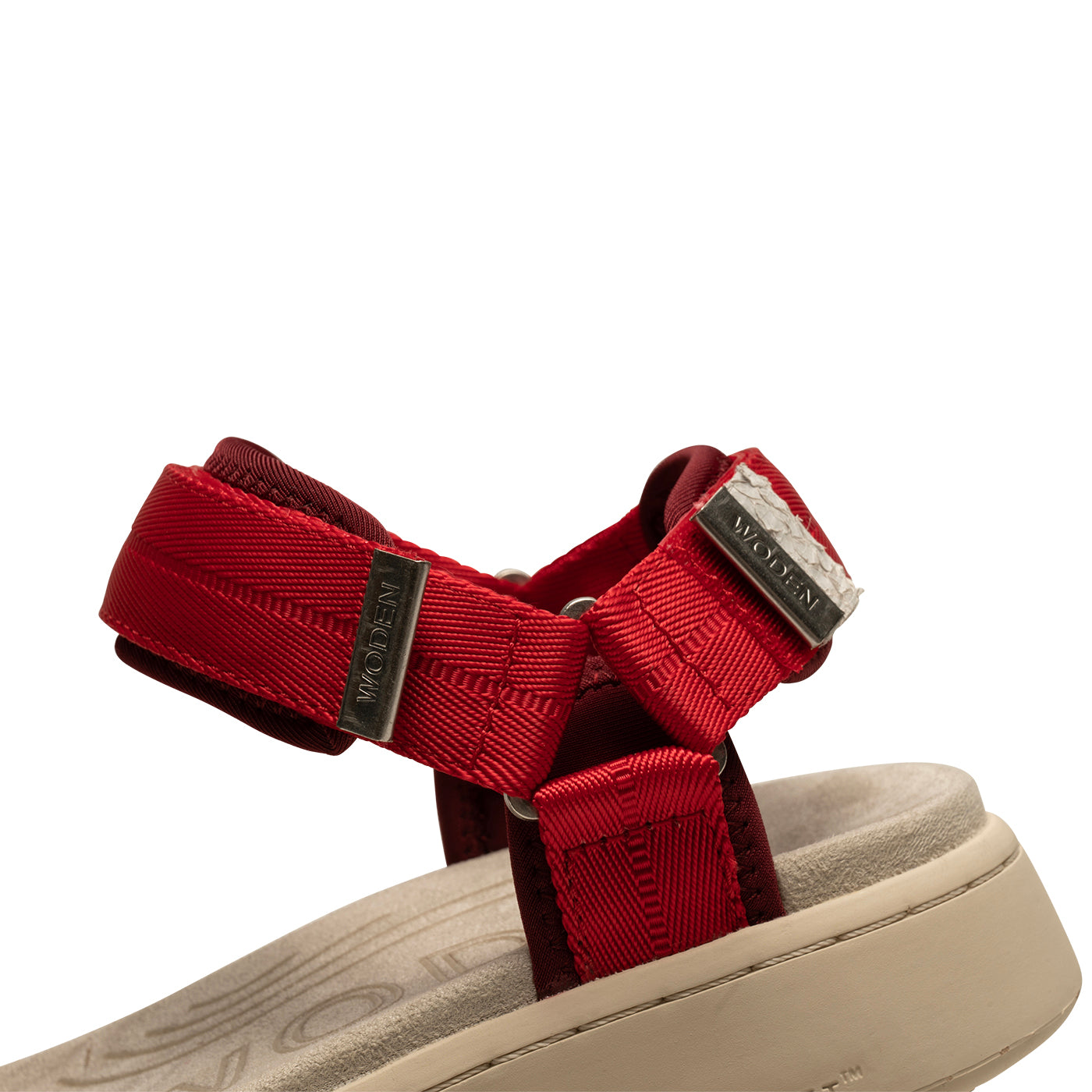 WODEN Line Sandals 123 Fire Red