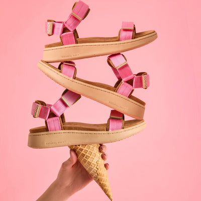 WODEN Line Sandals 144 Aurora Pink