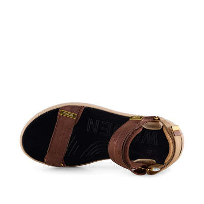 WODEN Line Sandals 811 Brown Multi