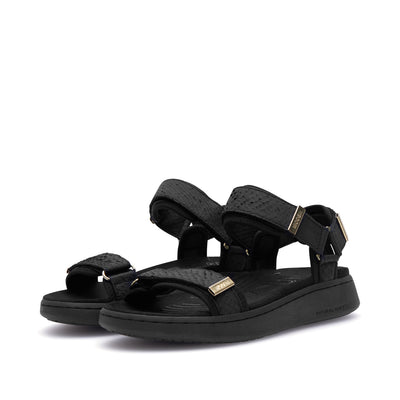 WODEN Line Fish Sandals 020 Black