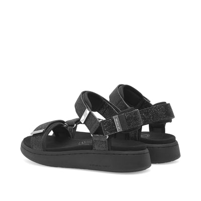 WODEN Line Glitter Sandals 020 Black