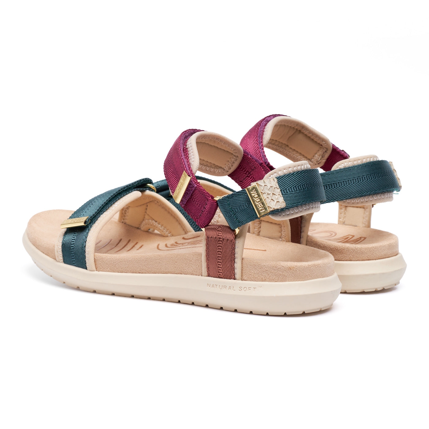 WODEN Line Lite Sandals 246 Deep Forest Multi