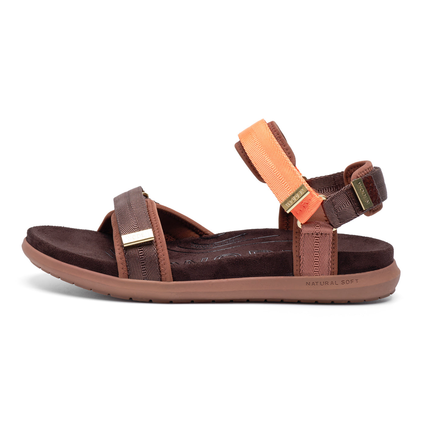 WODEN Line Lite Sandals 550 Chocolate Multi