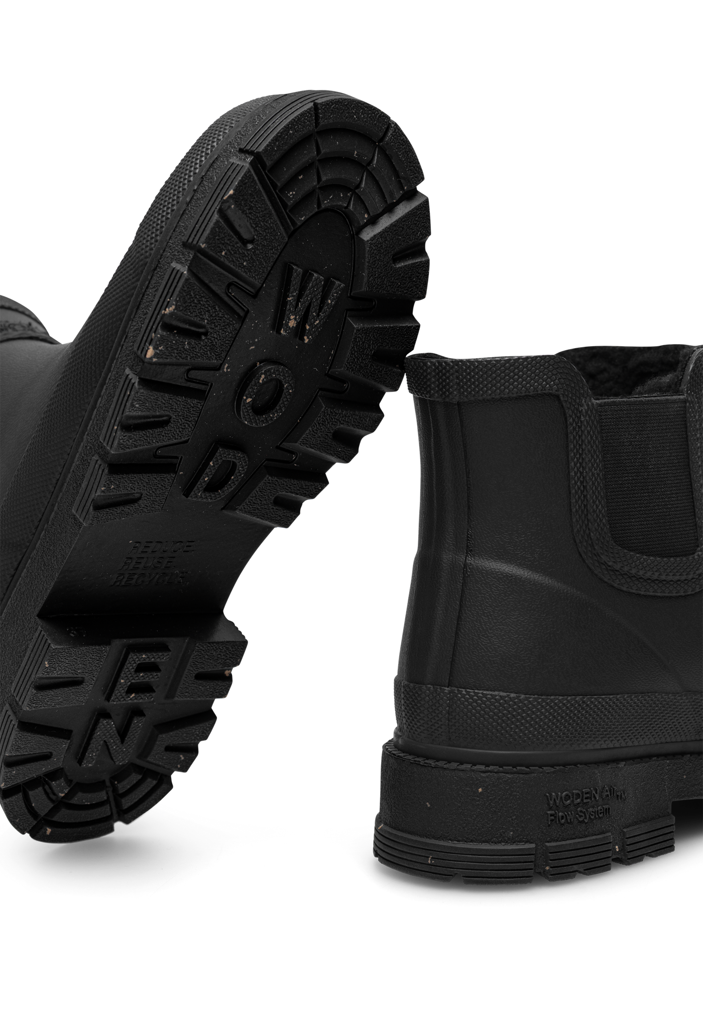 WODEN Liv Warm Waterproof Rubber Boots 020 Black