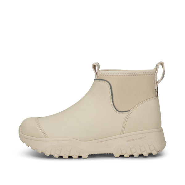 WODEN Magda Low Waterproof Reflective Rubber Boots 813 Ivory