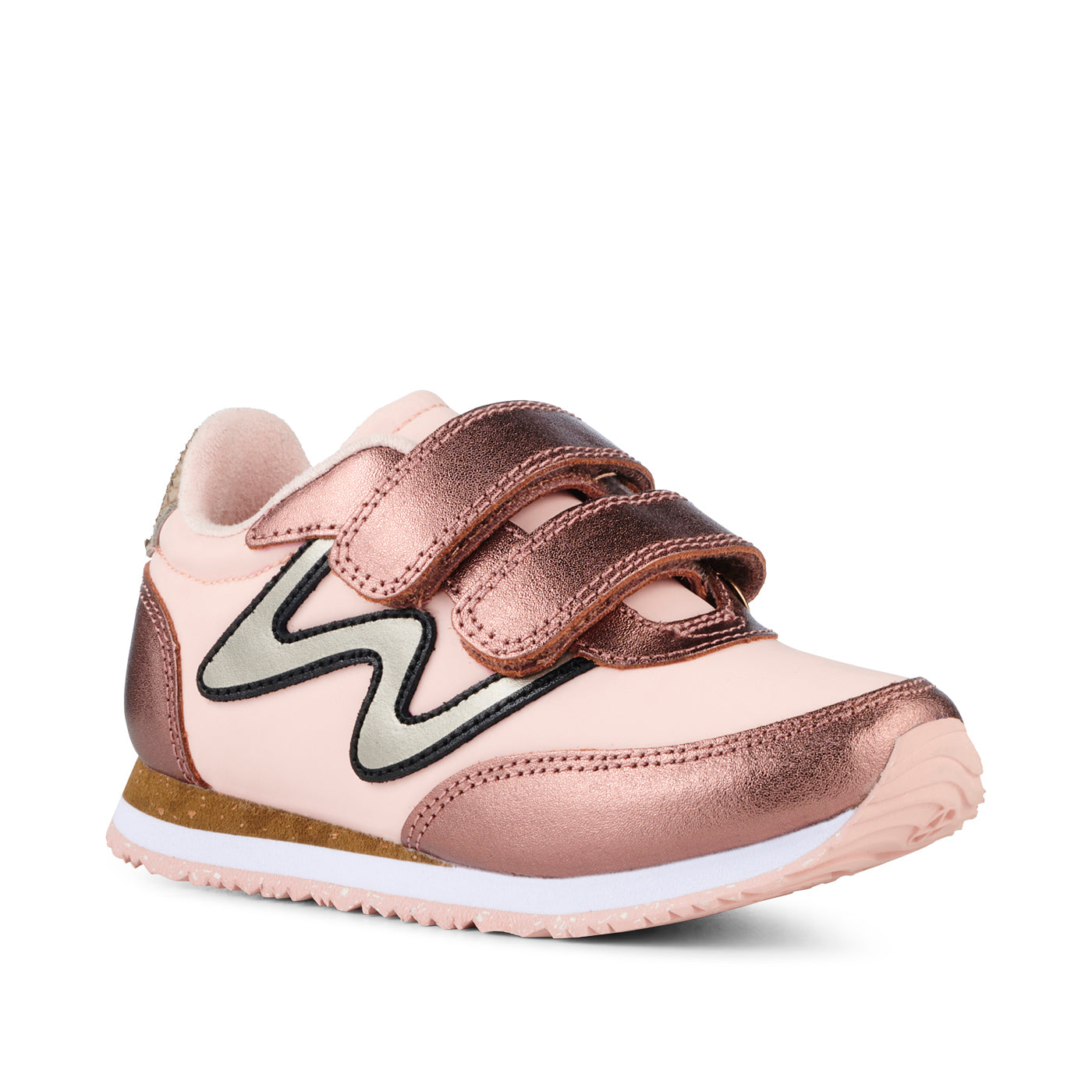 WODEN KIDS Manu Metallic Sneakers 769 Rose Bloom