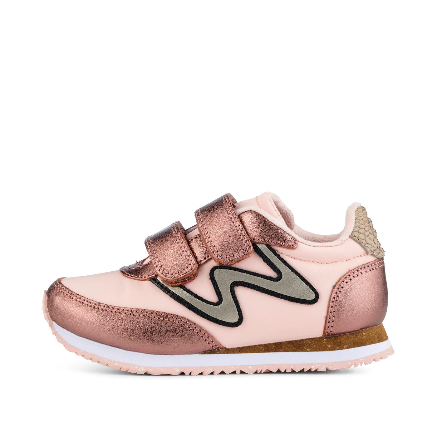 WODEN KIDS Manu Metallic Sneakers 769 Rose Bloom