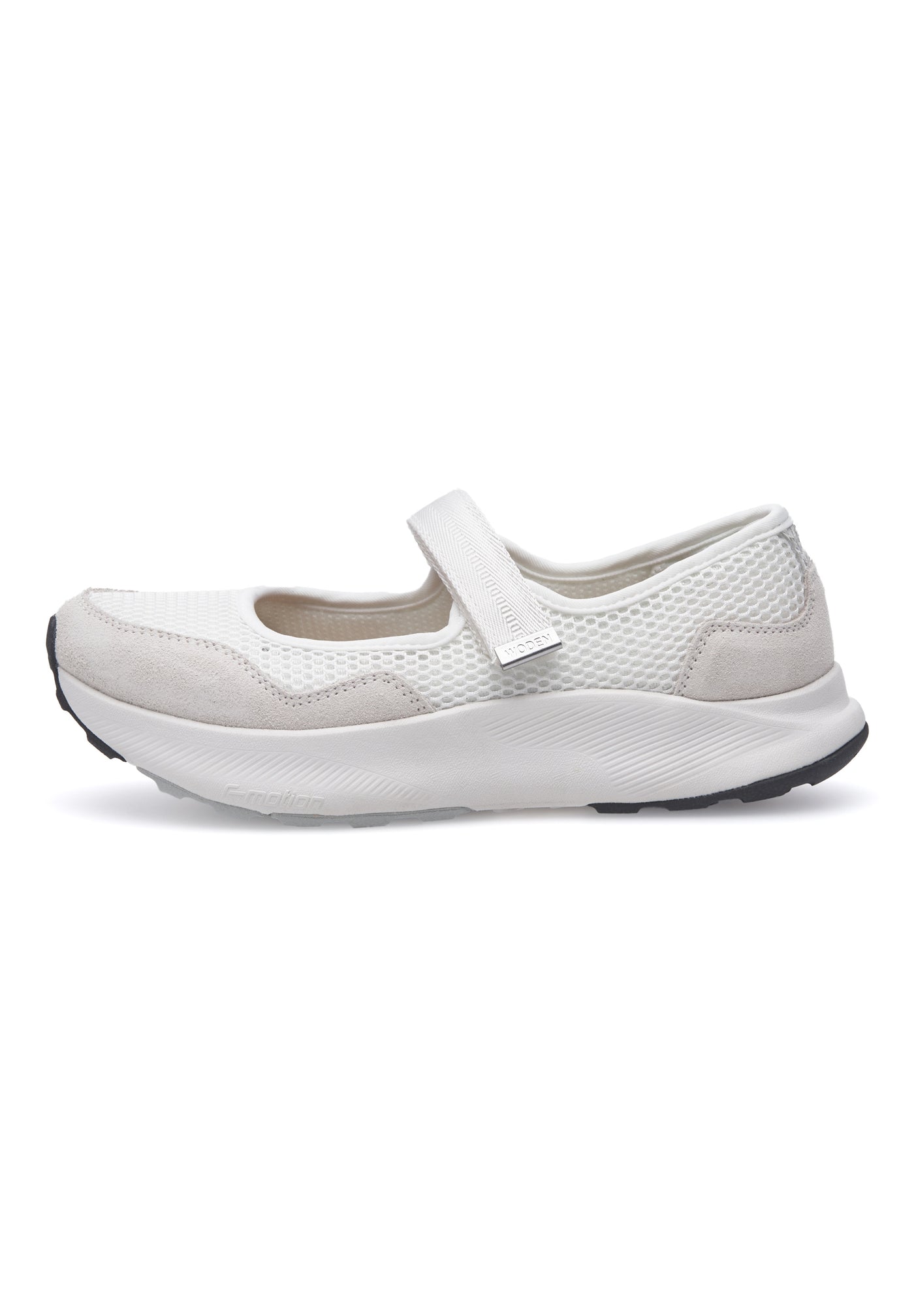 WODEN Mary Mesh Ballerina 511 Blanc de Blanc