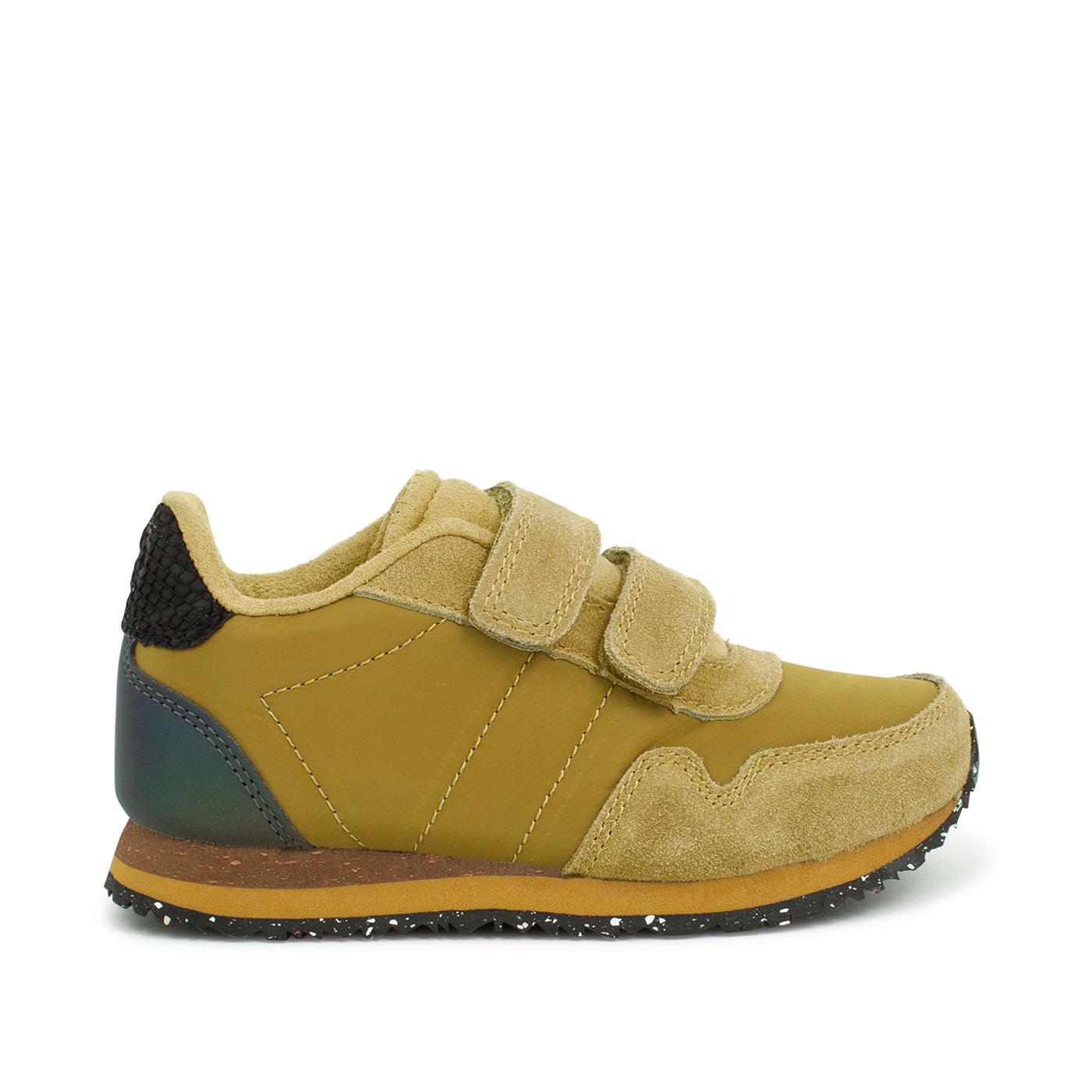 WODEN KIDS Nor Suede Sneakers 639 Ecru Olive