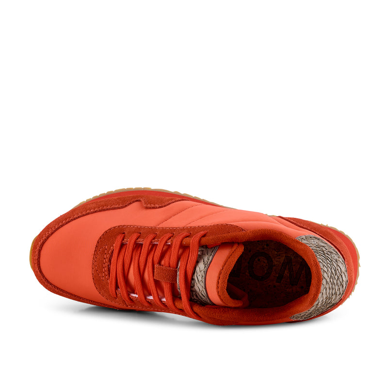 WODEN Nora III Leather Sneakers 799 Neon Red