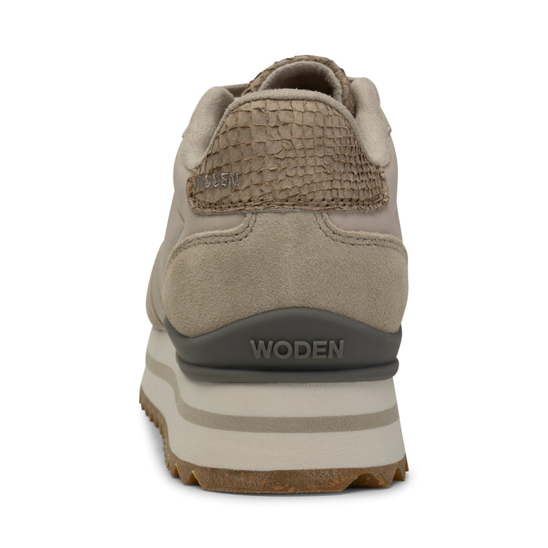 Nora III Leather Plateau - Silver Lining ⢠Buy online today