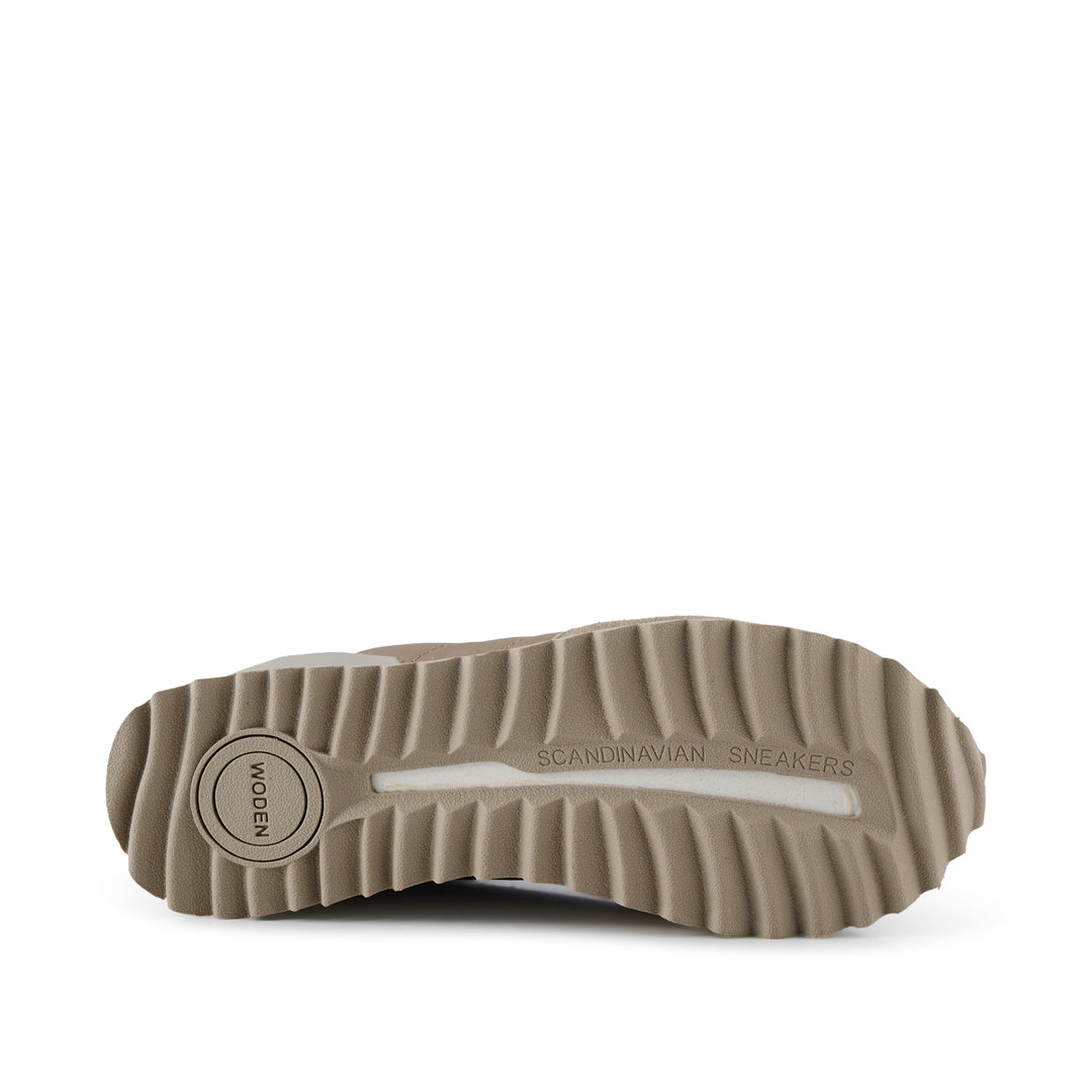 Nora III Leather Plateau - Silver Mink – woden.com