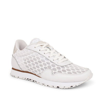 WODEN Nora III Mesh Leather Sneakers 300 Bright White