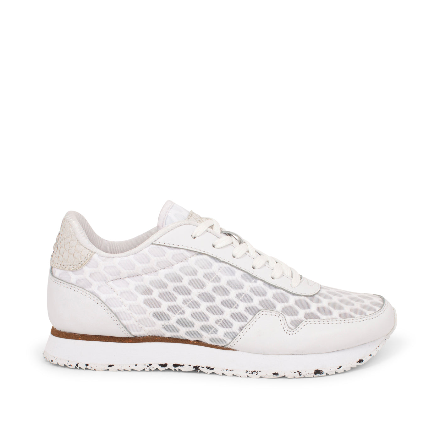 WODEN Nora III Mesh Leather Sneakers 300 Bright White