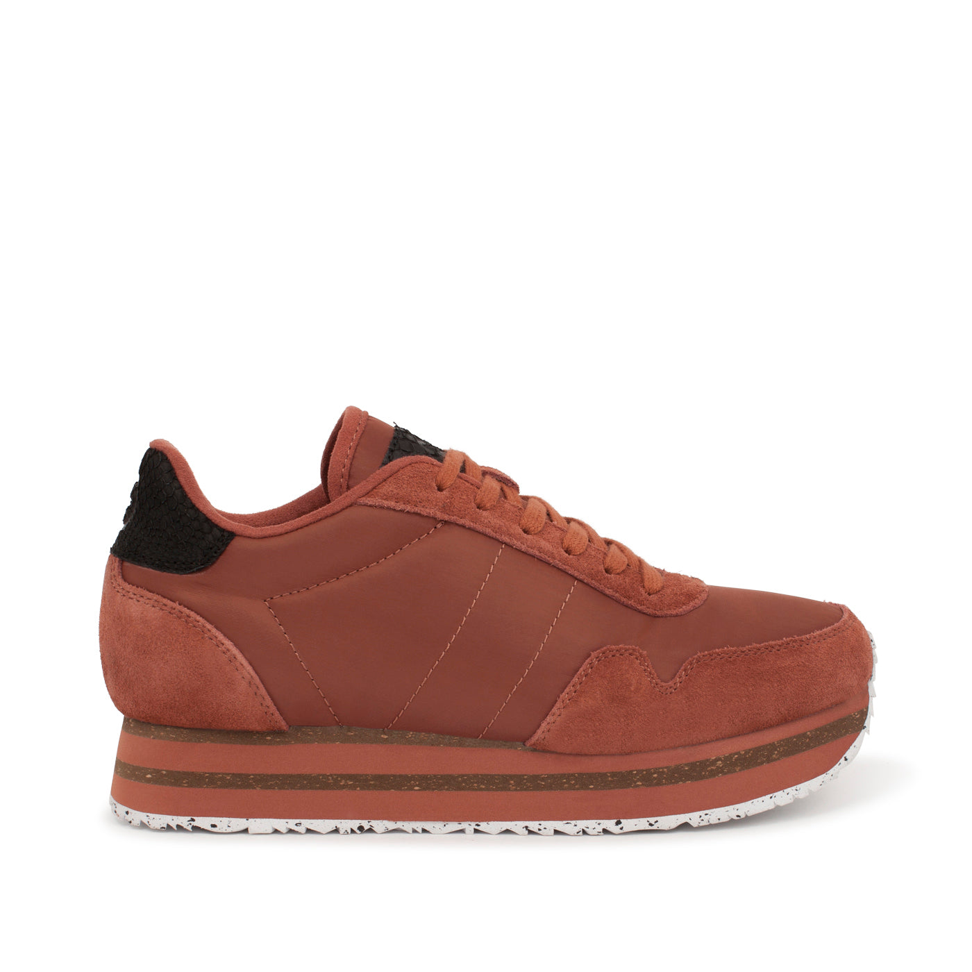 WODEN Nora III Plateau Sneakers 004 Rust