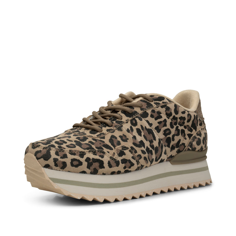 WODEN Nora III Plateau Animal Sneakers 327 Leopard