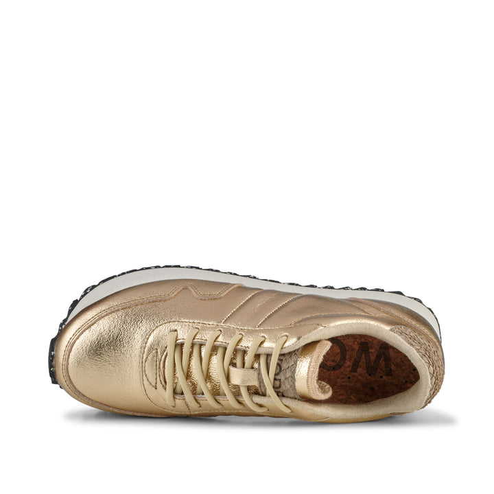 Nora III Plateau Metallic Leather - Gold – woden.com