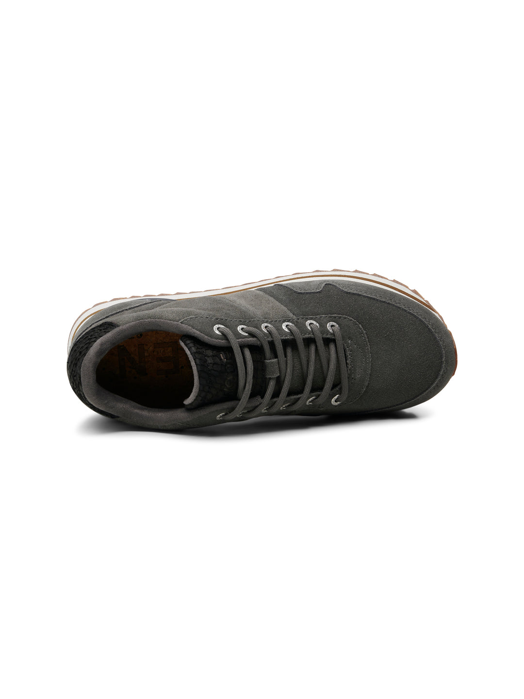 Nora III Suede Plateau - Dark Grey – woden.com