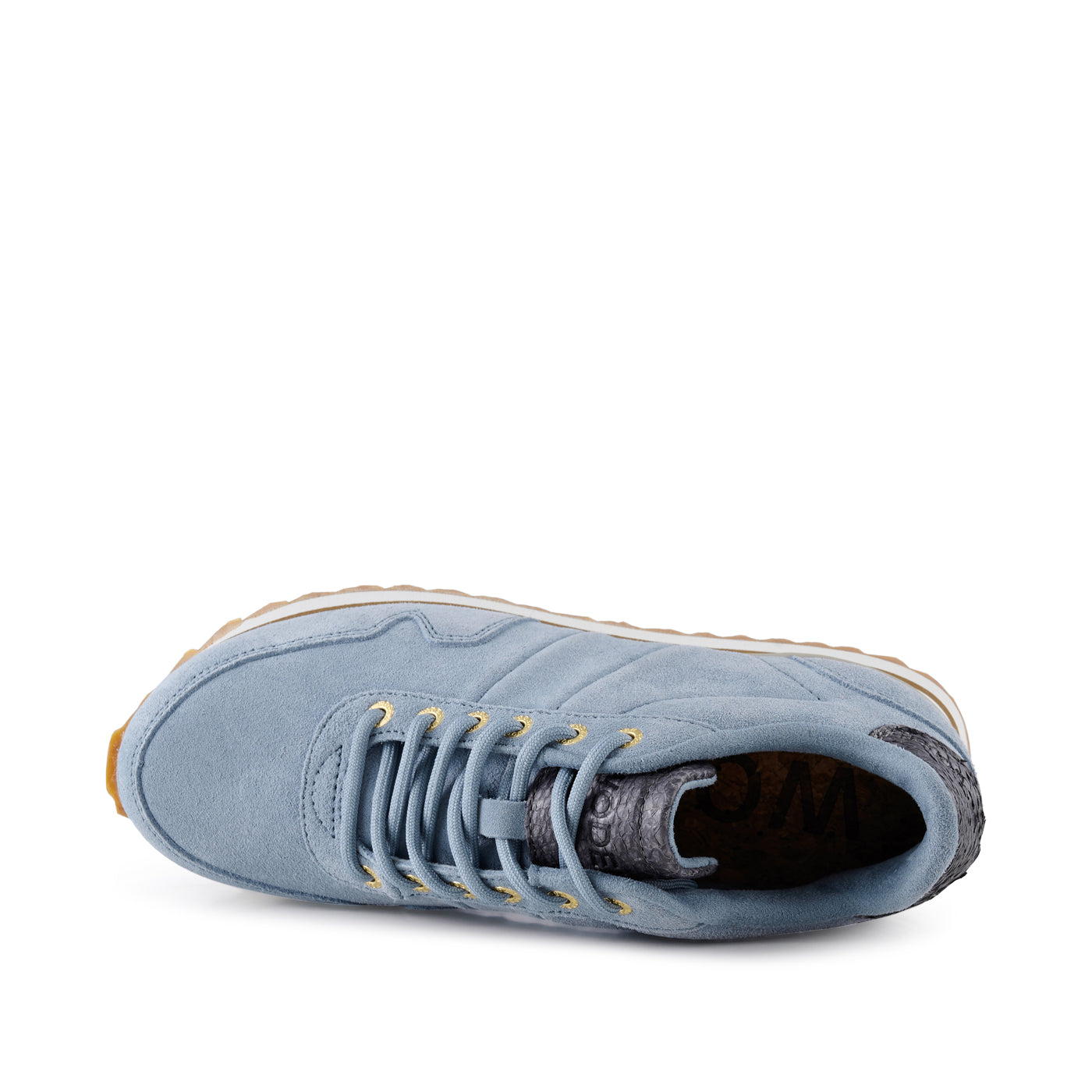 WODEN Nora III Suede Plateau Sneakers 832 Dusty Blue