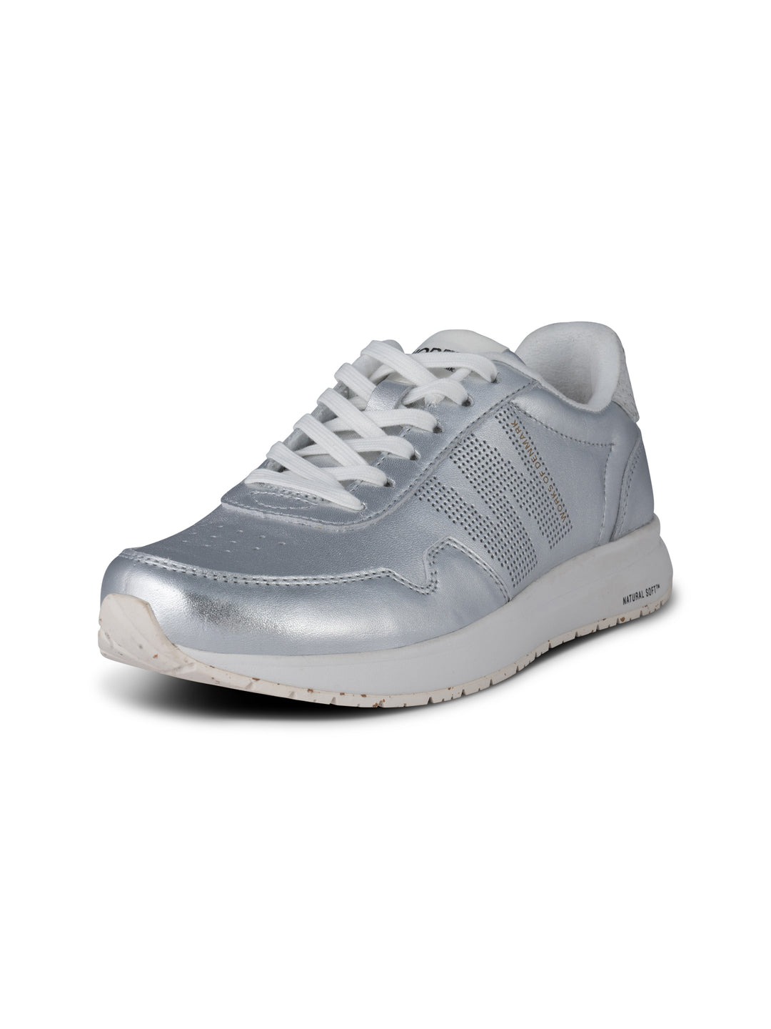 Nora Natural Soft Metallic - Silver – woden.com