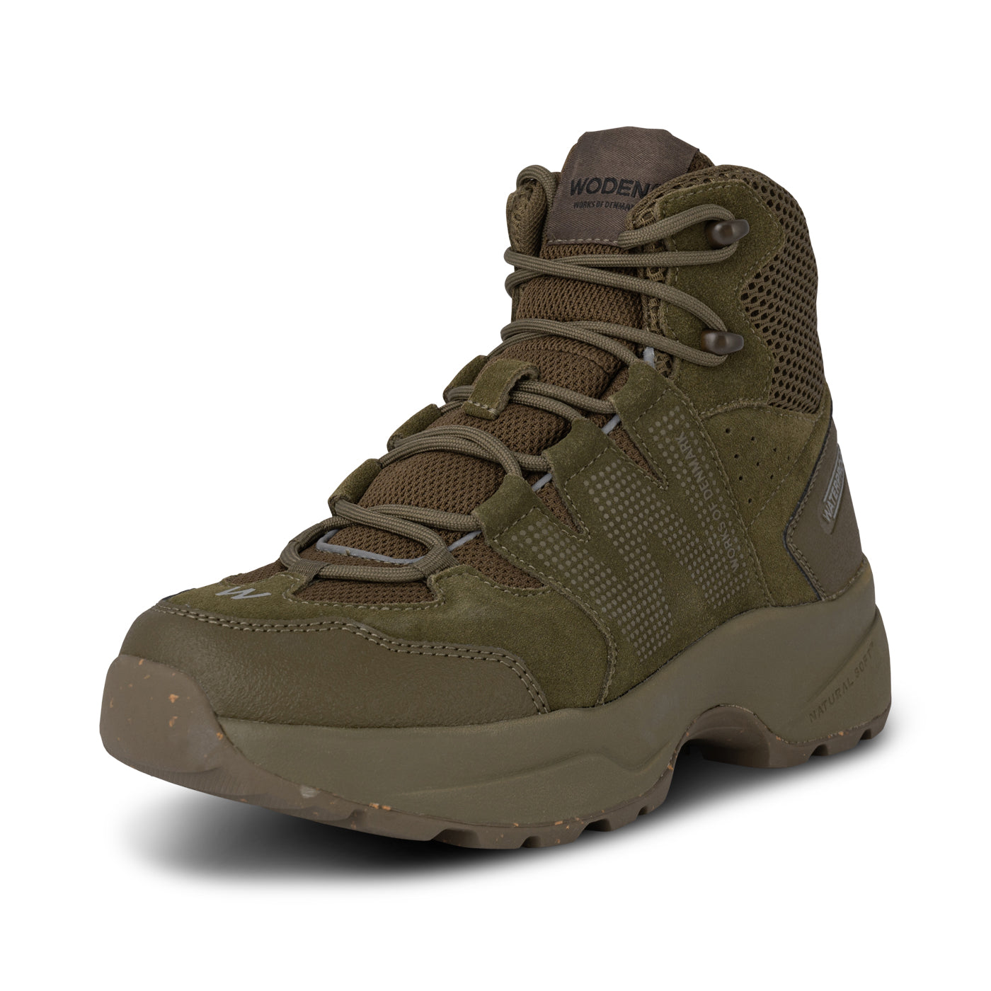 WODEN Olena Hiking Waterproof Sneakers 295 Dark Olive