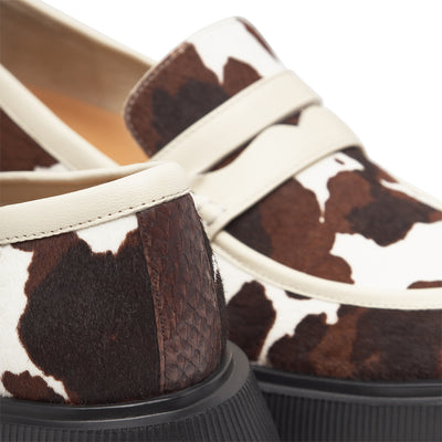 WODEN STB WOMENS Posey Animal Loafers 357 Cow