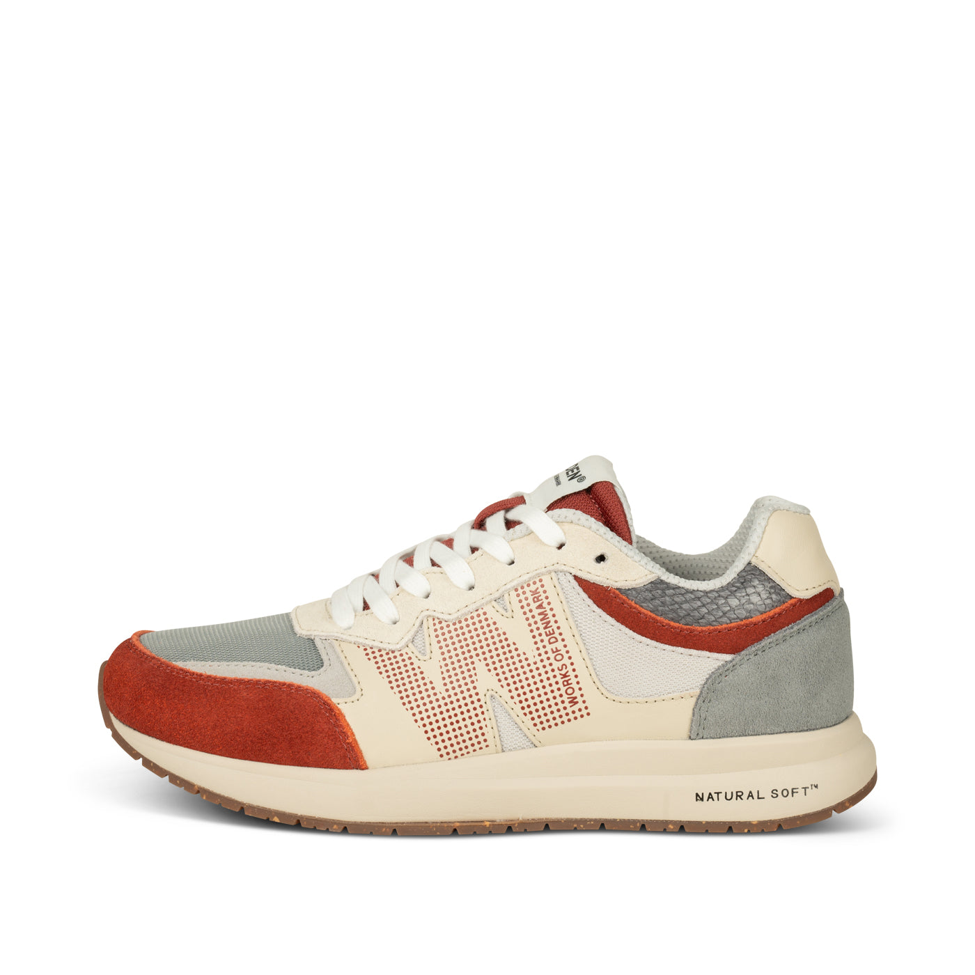 WODEN Rigmor Sneakers 109 Rust/Autumn Grey