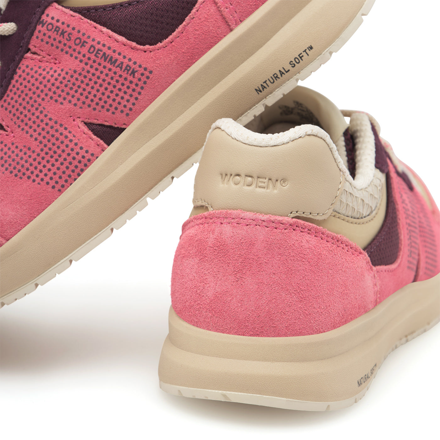 WODEN Rigmor Open Mesh Sneakers 389 Raspberry