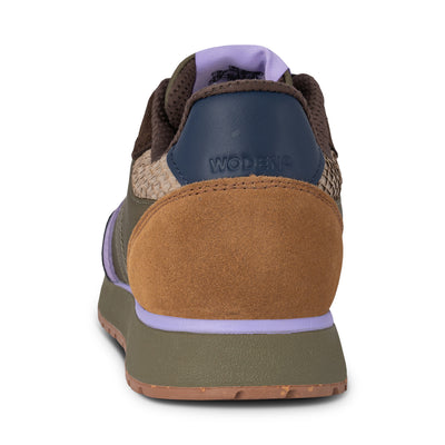 WODEN Ronja Sneakers 214 Dark Olive/Orchid