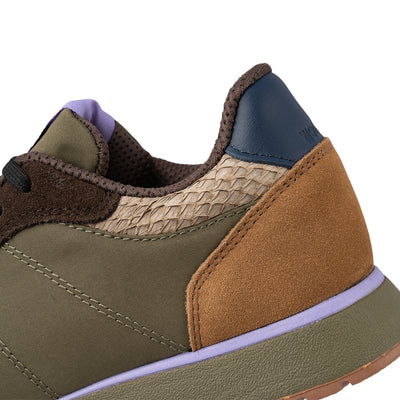 WODEN Ronja Sneakers 214 Dark Olive/Orchid